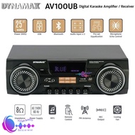 [Bluetooth] DYNAMAX AV100UB HiFi Stereo AV Karaoke Receiver Amplifier with Remote Control