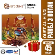 [HERBALUXE] PAKEJ 3 KOTAK + FREE GIFT Qust Al-Hindi Original - Batuk Kahak & Cough | Qusthul Hindi |