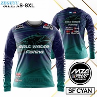Salt Water Fishing Angler Edition Jersey Sublimation Clothes Anti-UV Fishing 2024 New