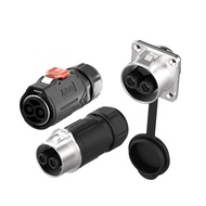Aviation Plug MJ32Self-Locking2P Push-Pull Self-Locking IP67Industrial High Current120A600V Waterpro