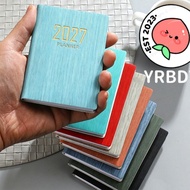 YRBWDYZDH 2027 Agenda Book, A7 Pocket Appointment Book, Mini with Calendar Diary Weekly Planner Stud