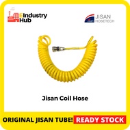 Jisan 12mm x 8mm x 7.5m / 8mm x 5mm x 7.5m Coil Spring Hose Pipe Coil Tube Pneumatic Air