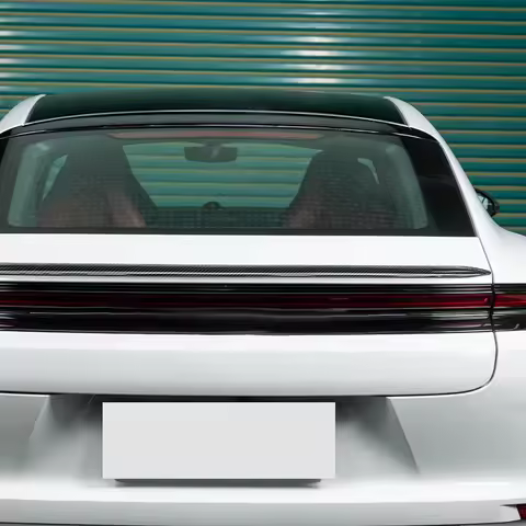 For Porsche Panamera 976 2024-UP Carbon Fiber Rear Mid Spoiler Modified Car Accessories decoration