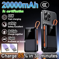 (3C Certified)WP 3C Powerbank 20000mah Fast Charging PN-891PD 45W Super Flash Charge Slim Portable P