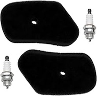 2-Piece Lawnmower Air Filter Set for Honda Replacement Parts GV100 HR173 HRB423 HRG413 HRB535 17211 