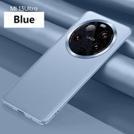 เคส PC PC ที่ครอบสำหรับ Xiaomi Mi 13 Ultraเคสหนังหรูหราบางกันกระแทกฝาครอบป้องกันโค้งสำหรับ Mi13Ultra