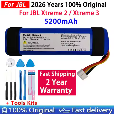 100% Original 5200mah Wireless Bluetooth Speaker battery for JBL xtreme2 2nd Player xtreme3 Xtreme 2