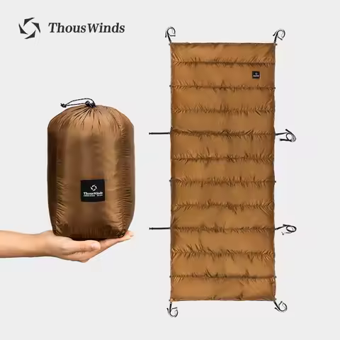 Thous Winds Camping Cot Down Winter Waterproof Sleeping Bag Down Camping Cot Down Backing Fit with H