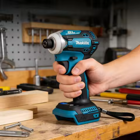 Makita DTD171 Brushless Impact Driver, 18V Lithium Cordless High Torque Electric Screwdriver Power T
