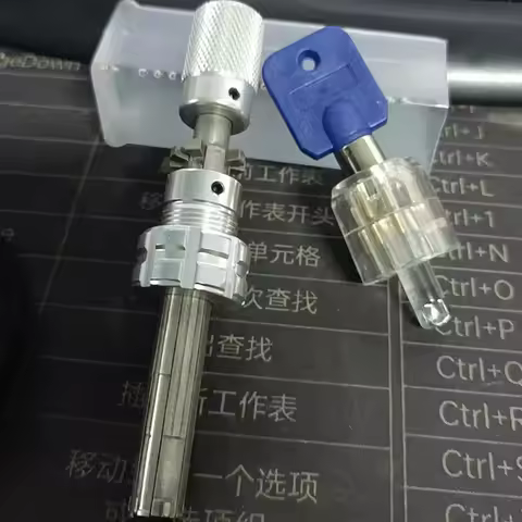 Lock Tools 7 Pin Advanced Tubular Lock Tool Set For Padlock Cross Pick Tubular Pick Stainless Steel