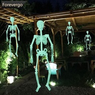 FOREVERGO Luminous Hanging Skeleton Decoration Scary House Scary Pendant Props Halloween Party Yard 