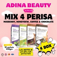 FREE GIFT Adina Beauty Susu Berperisa Honey Dew Honey Dates Oat Dates Chocolate Mixberry