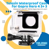 TELESIN 30M Waterproof Case GoPro Hero 3/3+, GoPro Hero 4 Silver, GoPro Hero 4 Black Action Camera