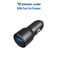 Eonon 60W Car Charger Cigarette Lighter to USB/Type-C Fast Charging Adapter for iPhone Samsung A300