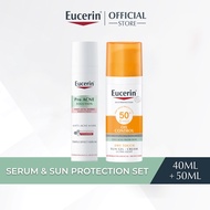 Eucerin ProACNE Solution Serum & Sun Protection Set (Triple Effect Serum 40ml + Sun Dry Touch 50ml) 