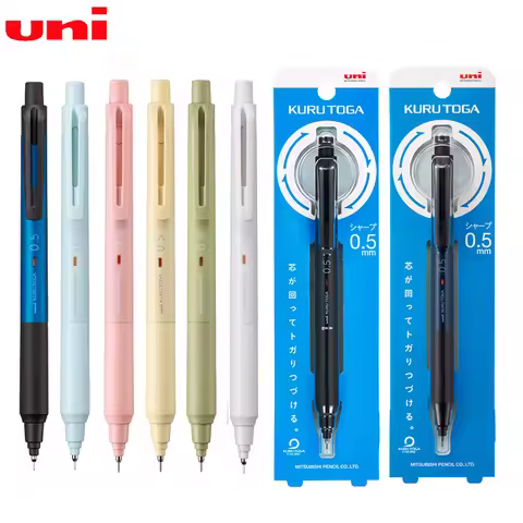 Japan Stationery Uni Upgraded KURU TOGA Mechanical Pencil 0.5mm Automatic Rotation for Drawing Writi