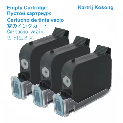 JS10 JS12 2580 2588 Ink Cartridge Empty for Solvent Based Ink Fast Quick Dry No Encrypted Thermal Ha