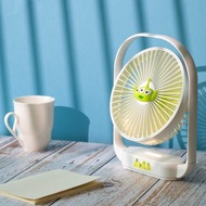 【野餐露營不受線】三眼怪靜音LED夜燈多功能充電風扇(BSMI認證)