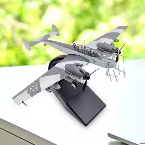 1:100 BF-110 Fighter Model Simulation Ornament Display Model BF-110 Plane Model for Household Home C
