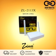 ZIMMLINK XPON ONU ZL-2113X Support EPON & GPON ONT 1GE 3FE 2.4G Wifi VOIP USB