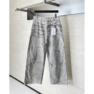 Acne studio Washed Distressed Ripped Wide Leg Jeans