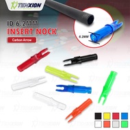 1PC TenXion Archery Arrow Plastic Insert Nock ID 6.2mm Arrows Carbon Fiber Shaft Nock Bow Busur Anak