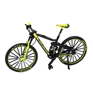 YEIBOBO ! Alloy Mini Downhill Mountain Bike Toy, Die-cast BMX Finger Bike Model for Collections (Bla