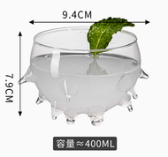 分子料理 意境餸玻璃創意餐具 位上刺蝟海膽玻璃碗 刺身盤