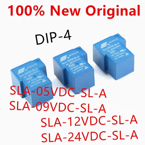 10piece SLA-05VDC-SL-A 、SLA-09VDC-SL-A 、SLA-12VDC-SL-A 、SLA-24VDC-SL-A DIP-4 30A New power relay SLA