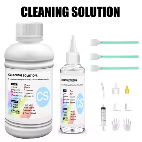 100ML Printhead Cleaning Kits Inkjet Printers, Printer Cleaning Kit for Epson Ecotank Printers, Prin