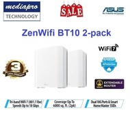 ASUS ZenWiFi BT10 2-pack BE18000 Tri-band WiFi 7 Router Dual 10G port- 3 Yr Asus SG Warranty