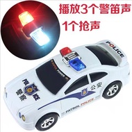 Mainan kereta polis elektrik universal, kereta polis dengan lampu dan siren, kereta polis mainan, ke