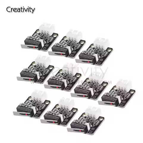5PCS X/Y/Z Axis End Stop Limit Switch 3Pin N/O N/C Control easy to use Micro Switch For CR10 Series 