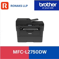 Brother MFC-L2750DW Laser Printer 4-in-1 Mono Laser Multi-Function Automatic 2-sided Printing, NFC Reader Wireless