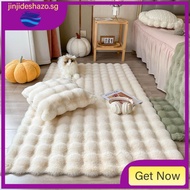 [48h Shipping] cream style plush carpet bubble plush floor mat bedroom bedside blanket living room bay window mat sofa blanket long bar carpet 7CXN