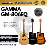 GAMMA ( GM-806EQ ) with Dreadnought 41inch Acoustic Guitar with EQ / Pick up ( GM806EQ / GM 806EQ )