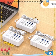 OLINI Charger Dock, 35W PD Type C Fast Charging USB Charger Station, Portable 6-Ports Multifunction 