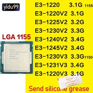 Intel Xeon E3 1220 E3 1220v2 1225 V2 1230v2 1240 V2 1245v2 E3 1230v3 1231v3 1240v3 1220v3 quad core CPU, four threads and eight threads desktop processor PC CPU LGA 1155 pin 1150