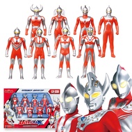 勇伴赛文泰罗佐菲初代奥特曼咸蛋超人玩具人偶手办英雄儿童套装玩偶玩具男孩女孩节日生日礼物8款12.5cm超人