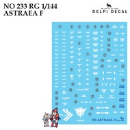 WATER DECAL [DELPI] 233 233H/233N RG ASTRAEA F GUNDAM 1/144 [WATER DECAL]