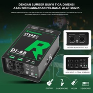 DI Box 2 channel stereo guitar bass keyboard Active Direct DI box Get clearer tones with less noise 