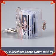 Customized 1-inch, 2-inch DIY small photo keychain, mini photo album, portable photo album, couple p