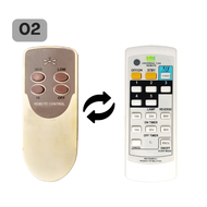 [READY STOCK | FAST SHIPMENT] Universal Fan Remote Control ALPHA Ceiling Fan IR-4S-C IR-42-5S-C 988-