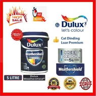 ICI Dulux Weathershield Cat Dinding Luar - 5 Liter