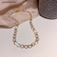 GRN New Korea Fashion Simple Personality Nelace Inlaid Rhinestone Pearl Nelace Choker Nelace Women's