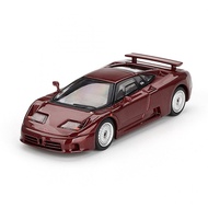 Mini GT MGT00806-L 806 1/64 Bugatti EB110 GT Dark Red Metallic LHD Diecast Scale Model Car