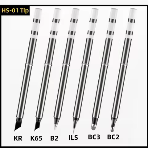 FNIRSI HS-01 Soldering Iron Tip HS01-BC2 B2 ILS KR K65 BC3 Internal Heating Type Lead Free Soldering