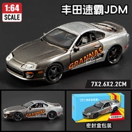 1:64 GT500 Supra Pontiac Alloy Sports Car Model Metal Miniature series Scale Car Vehicles Model Kids