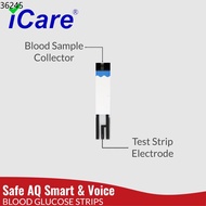 antigen test kit ✧iCare®AQ/A100, Sinocare Safe AQ SMART &amp; VOICE (100pcs) Blood Glucose Test Strips♣