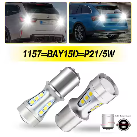 1157 P21/5W BAY15D 12v 7528 Led Brake Lights Stop Bulb Diode Tail Lamp For Kia Sportage Rio 3 4 Sore